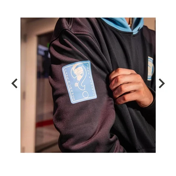 Baseball Lifestyle 101 x Monopoly, Boys XL Hoodie, Black with Blue accents, NWT - Picture 11 of 13